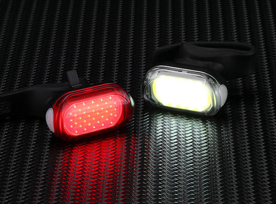 Hoge helderheid oplaadbare LED fiets licht Wit/rood/op maat gemaakte kleur