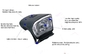 Ultrahelderheid 6cm Fietskoplamp Op batterijen IPX4